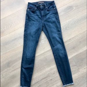 Joe’s Jeans High waist, raw hem